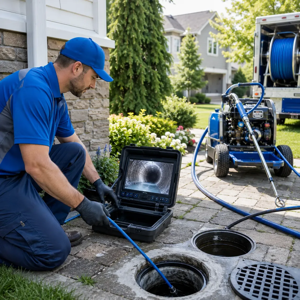 Outdoor drain cleaning professionals serving Round O, SC